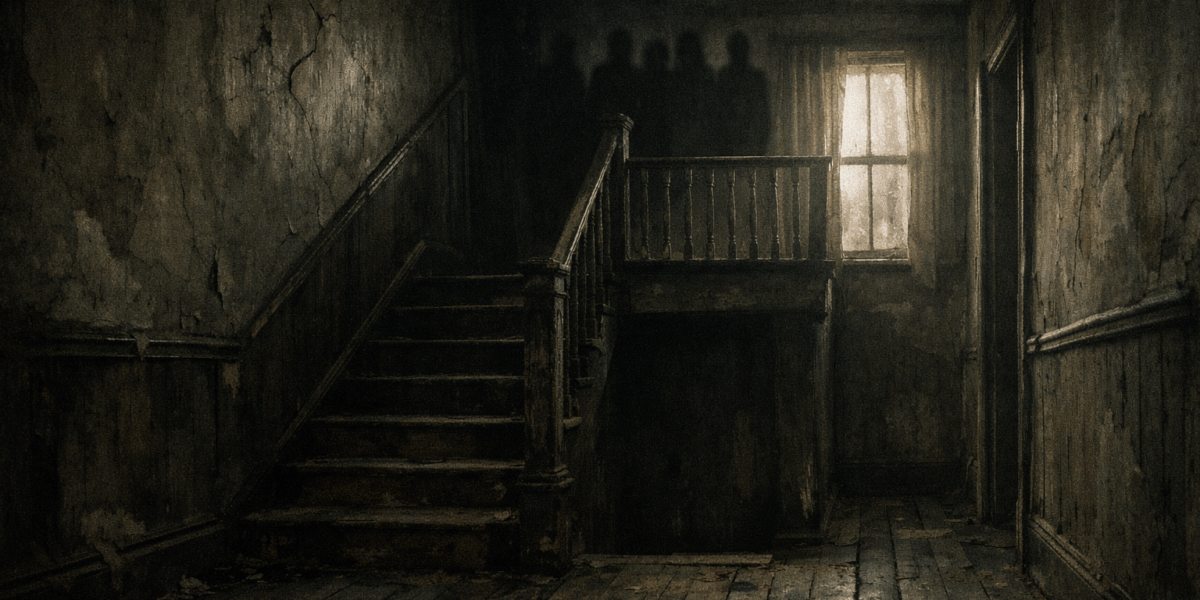 Line at the Landing — journal photograph from Entry #002 of The Dead Journal by Thomas Hale