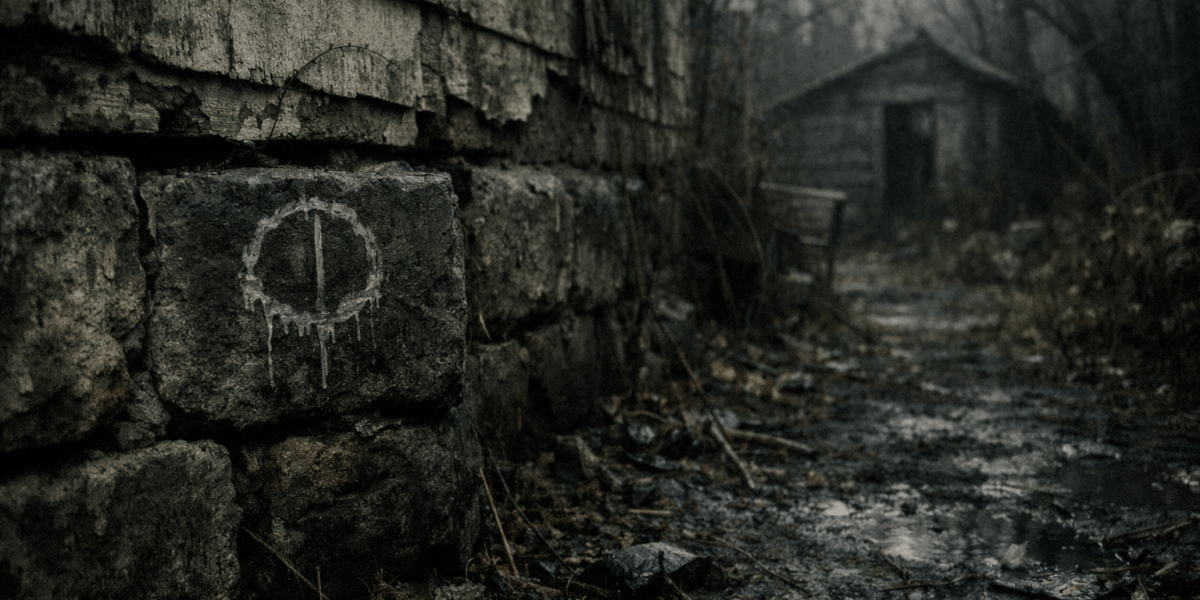 Line Under Open Sky — journal photograph from Entry #016 of The Dead Journal by Thomas Hale