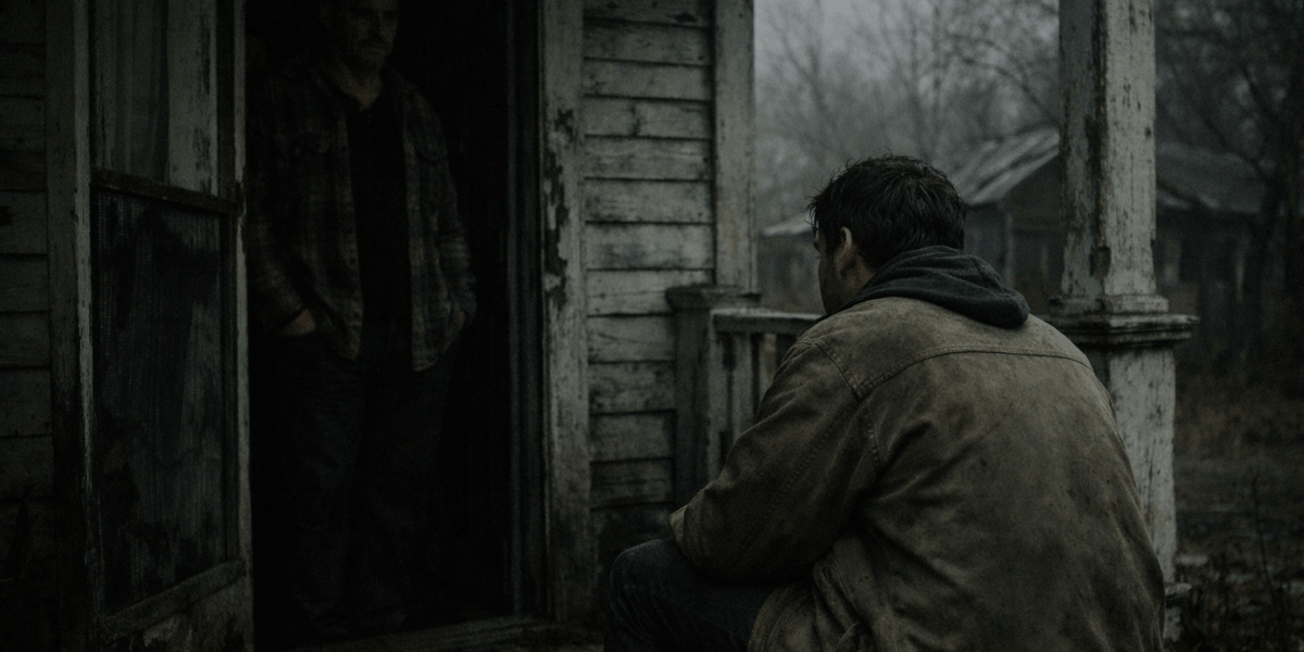 Left at the Steps — journal photograph from Entry #026 of The Dead Journal by Thomas Hale