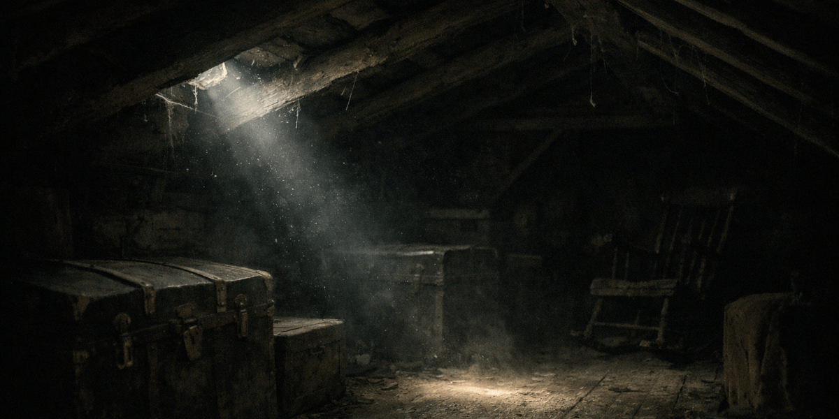 Under the Roofline — journal photograph from Entry #042 of The Dead Journal by Thomas Hale