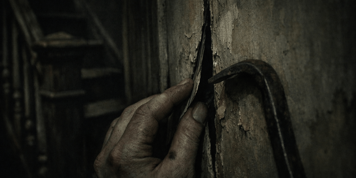 The Painted Seam — journal photograph from Entry #047 of The Dead Journal by Thomas Hale