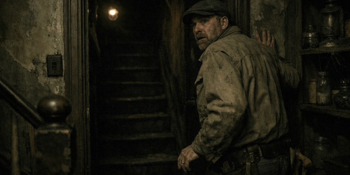 At the Back Stairs — journal photograph from Entry #066 of The Dead Journal by Thomas Hale