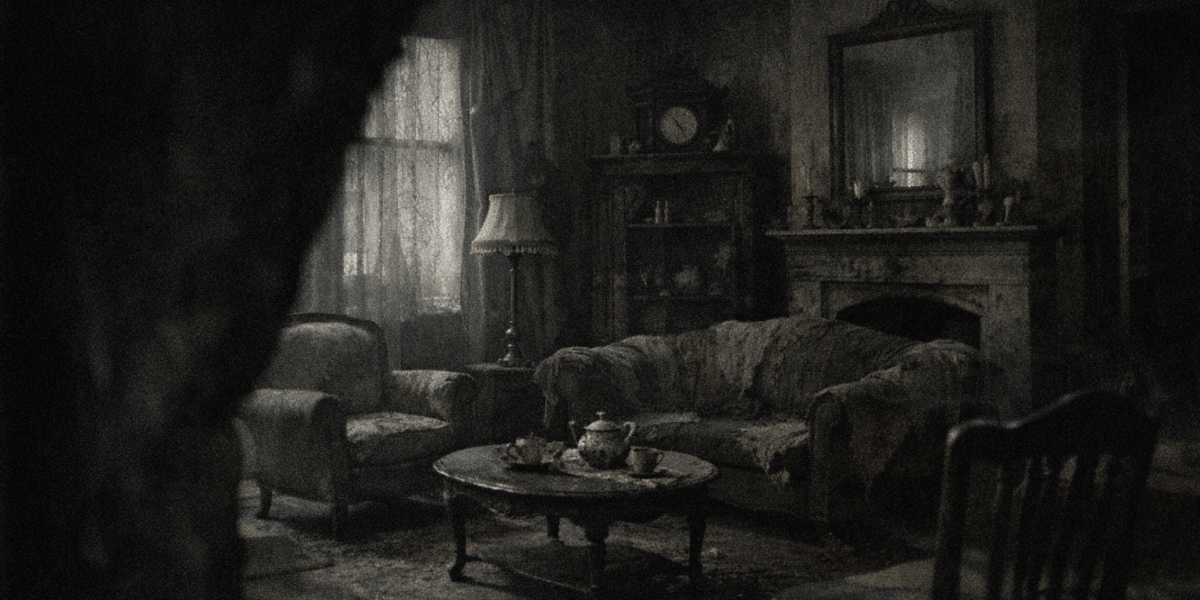 Parlor, After the View — journal photograph from Entry #107 of The Dead Journal by Thomas Hale