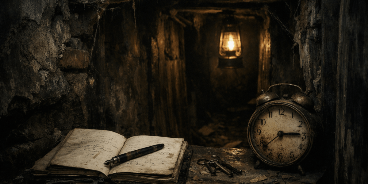 What the Walls Take — journal photograph from Entry #113 of The Dead Journal by Thomas Hale