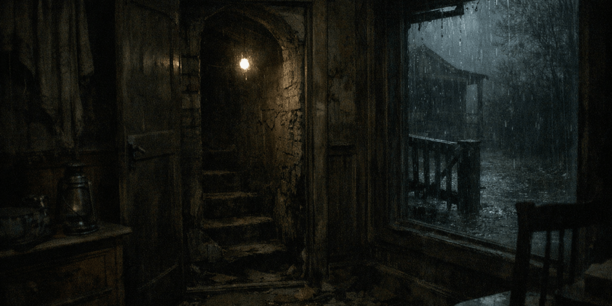 Rain Draws a Map — journal photograph from Entry #124 of The Dead Journal by Thomas Hale