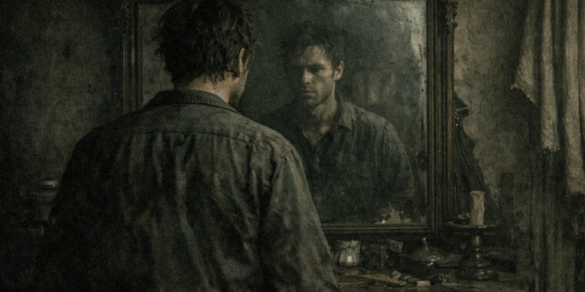 The Glass Hesitates — journal photograph from Entry #134 of The Dead Journal by Thomas Hale