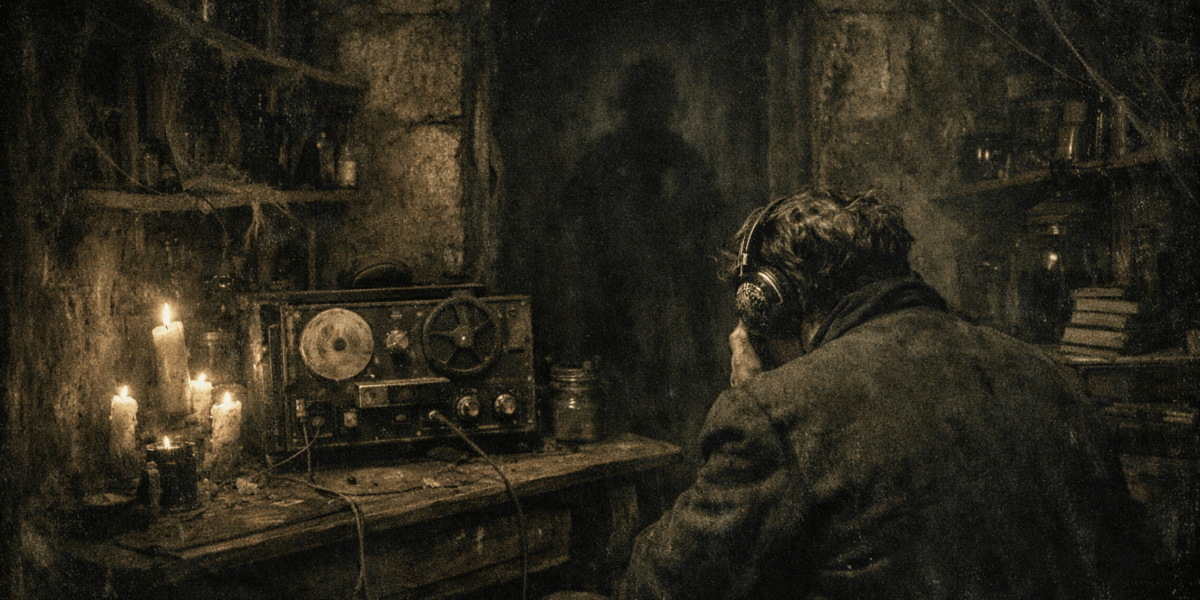 The Listening Shelf — journal photograph from Entry #209 of The Dead Journal by Thomas Hale