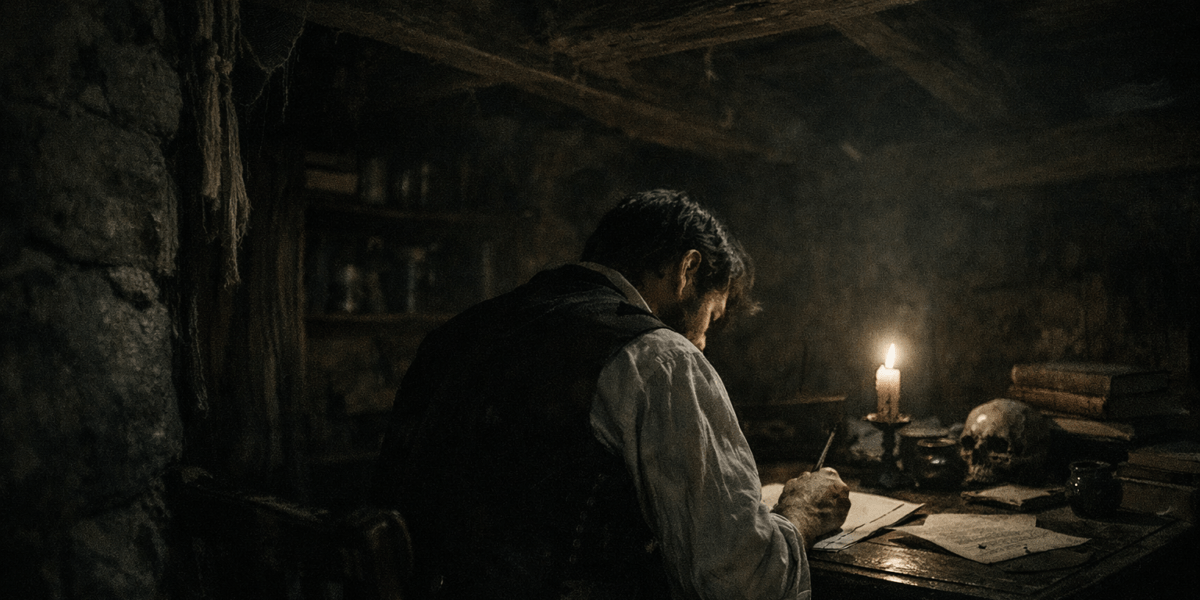 Line and Beam — journal photograph from Entry #240 of The Dead Journal by Thomas Hale