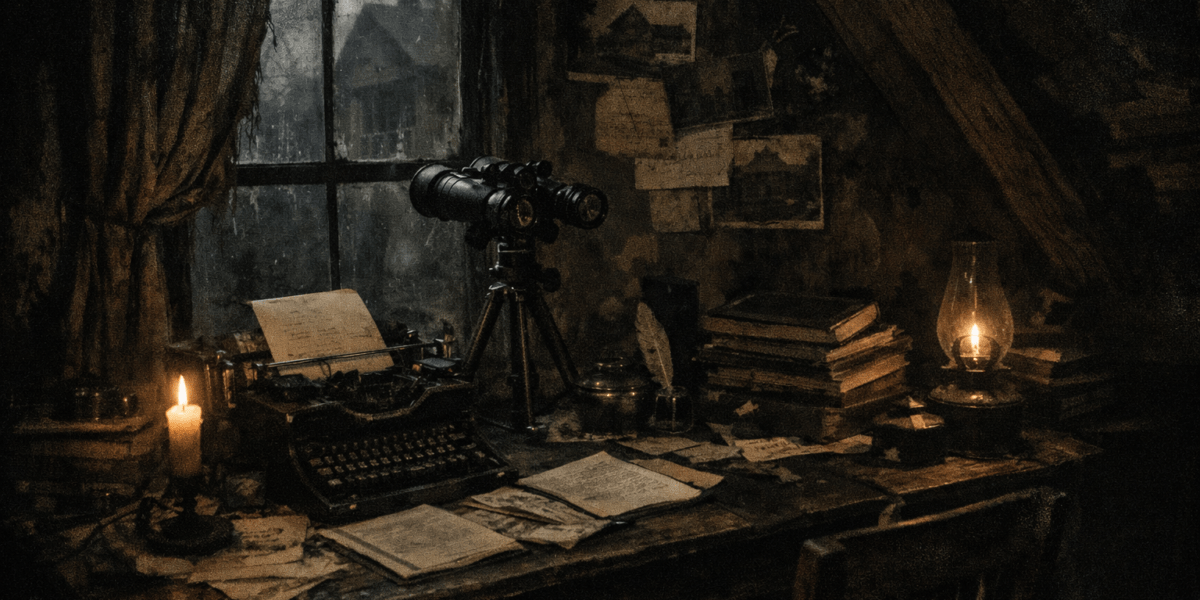 Where the Eyes Stand — journal photograph from Entry #242 of The Dead Journal by Thomas Hale