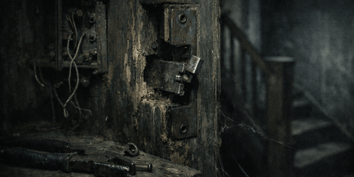 Interruptions in the Grain — journal photograph from Entry #266 of The Dead Journal by Thomas Hale