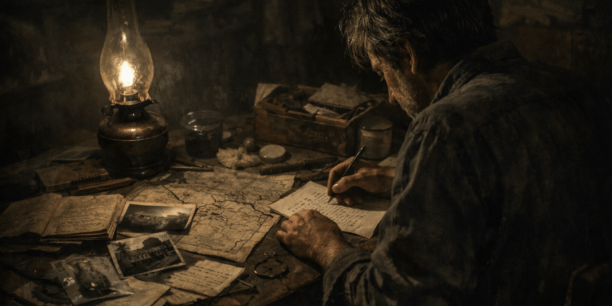 What the Paper Knows — journal photograph from Entry #279 of The Dead Journal by Thomas Hale