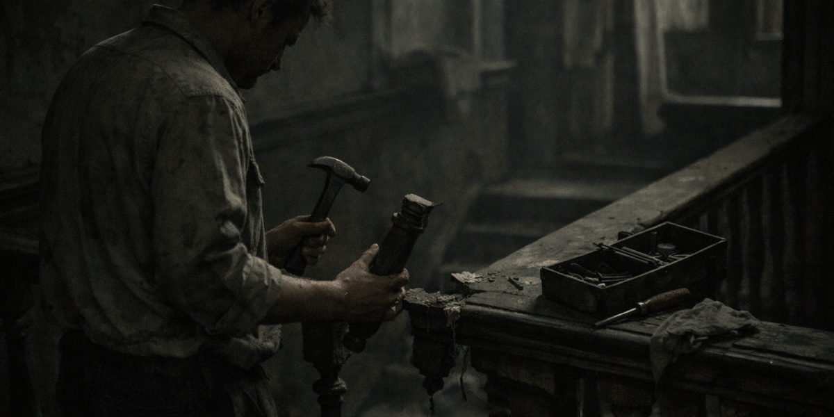 Work Without Weight — journal photograph from Entry #306 of The Dead Journal by Thomas Hale